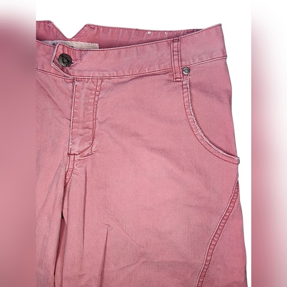 MUDD pink baggy denim shorts/jorts juniors size 9 - Picture 3 of 7